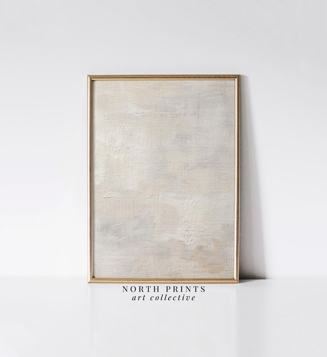 Neutral Abstract Painting, Minimalist Farmhouse Art Print