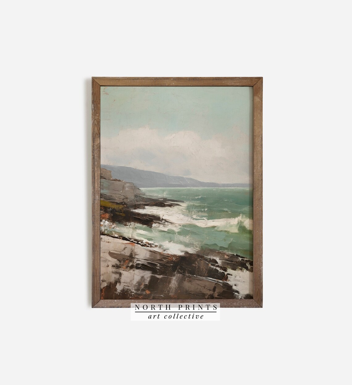 Rustic Coastal Seaside Wall Art, Fine Art North - Image 4