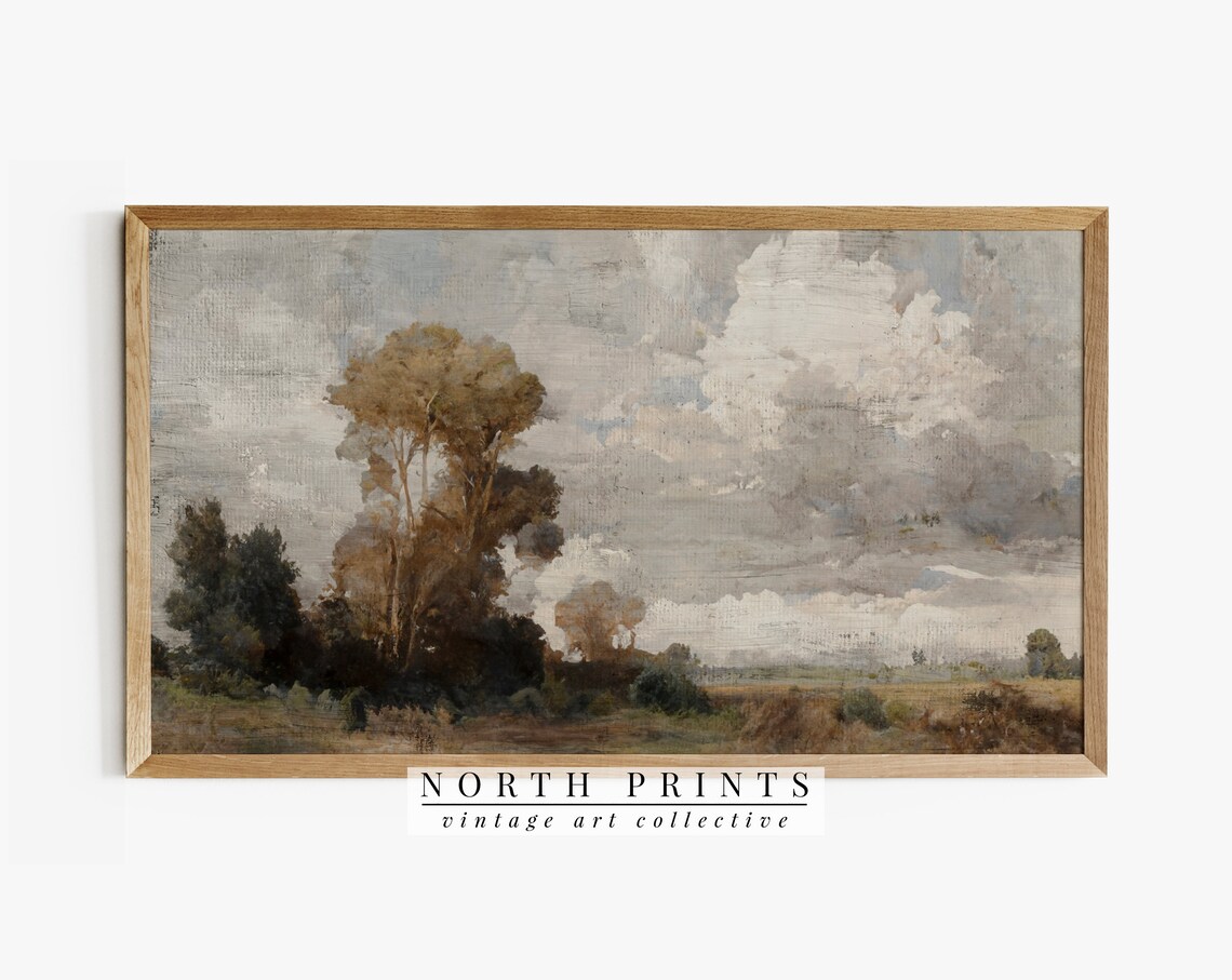 Rustic Country Scenery Vintage Farmhouse Art Print