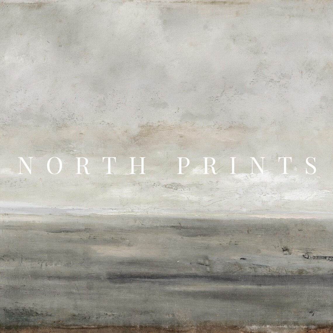 Minimalist Coastal Landscape, Muted Seascape Art Print - Image 4