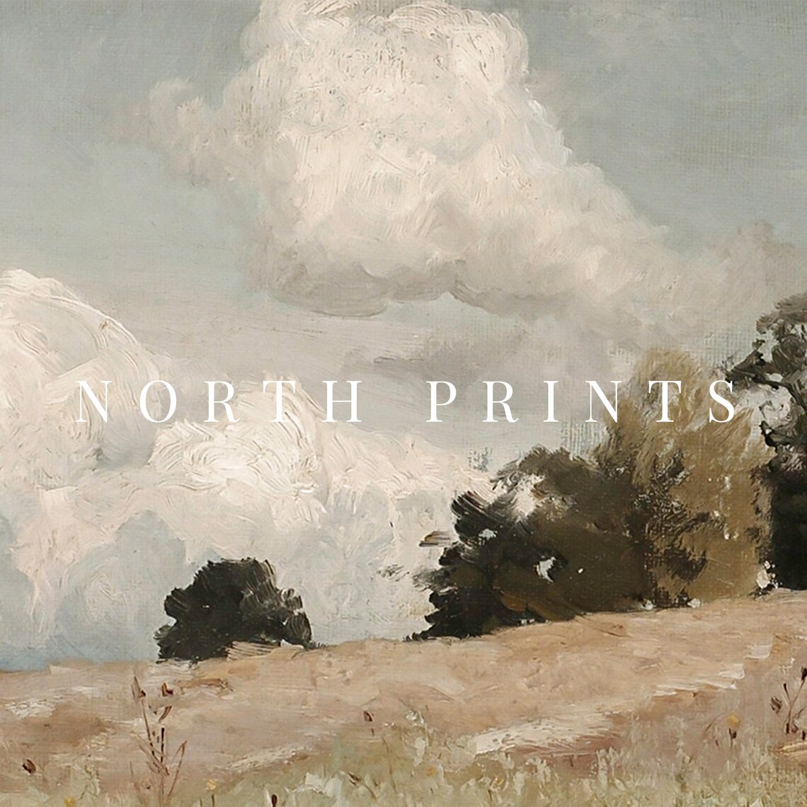 Vintage Farmhouse Landscape Art Print, Country Decor - Image 4