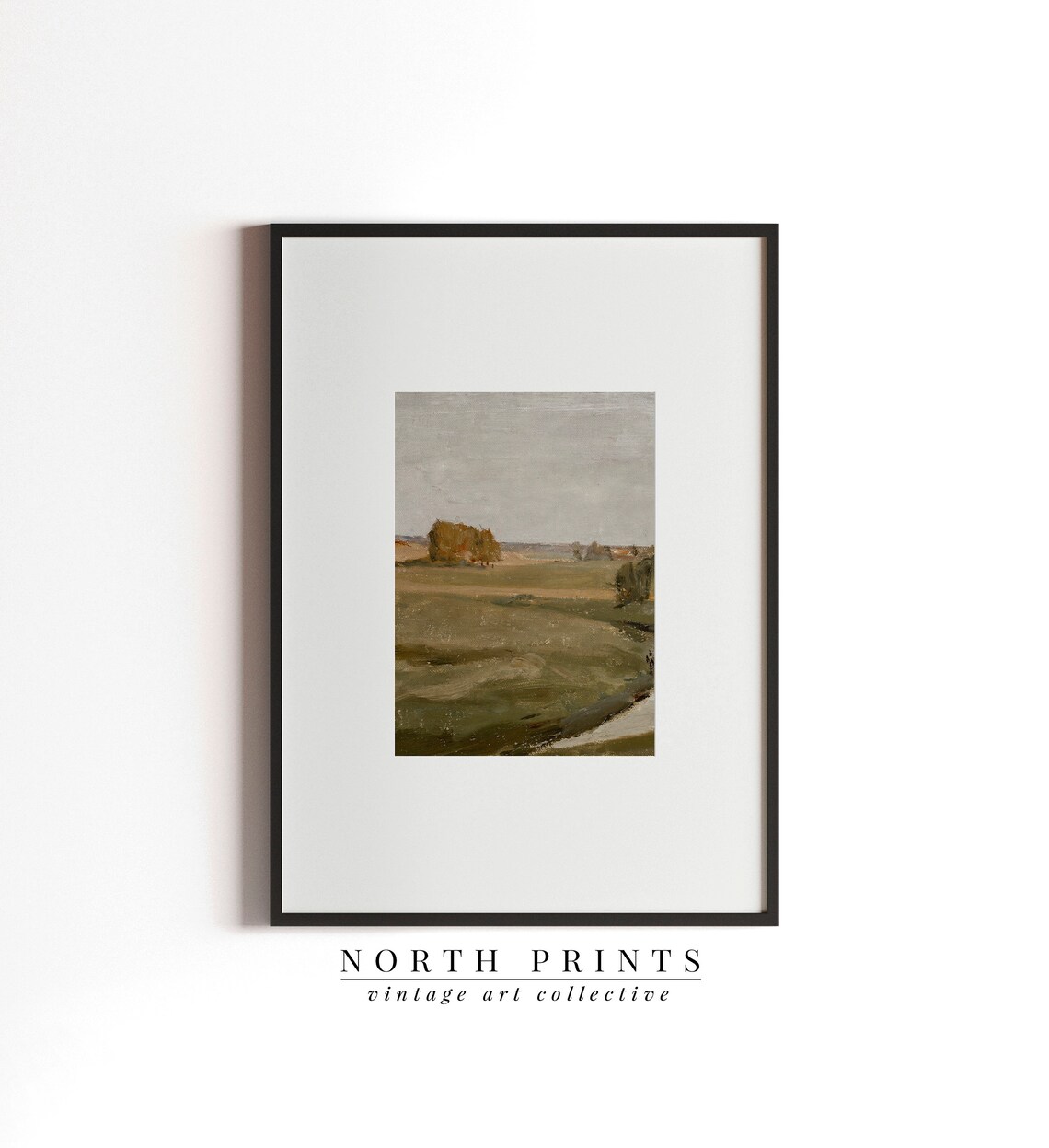 Vintage Summer Landscape, Rustic Farmhouse Art Print - Image 2