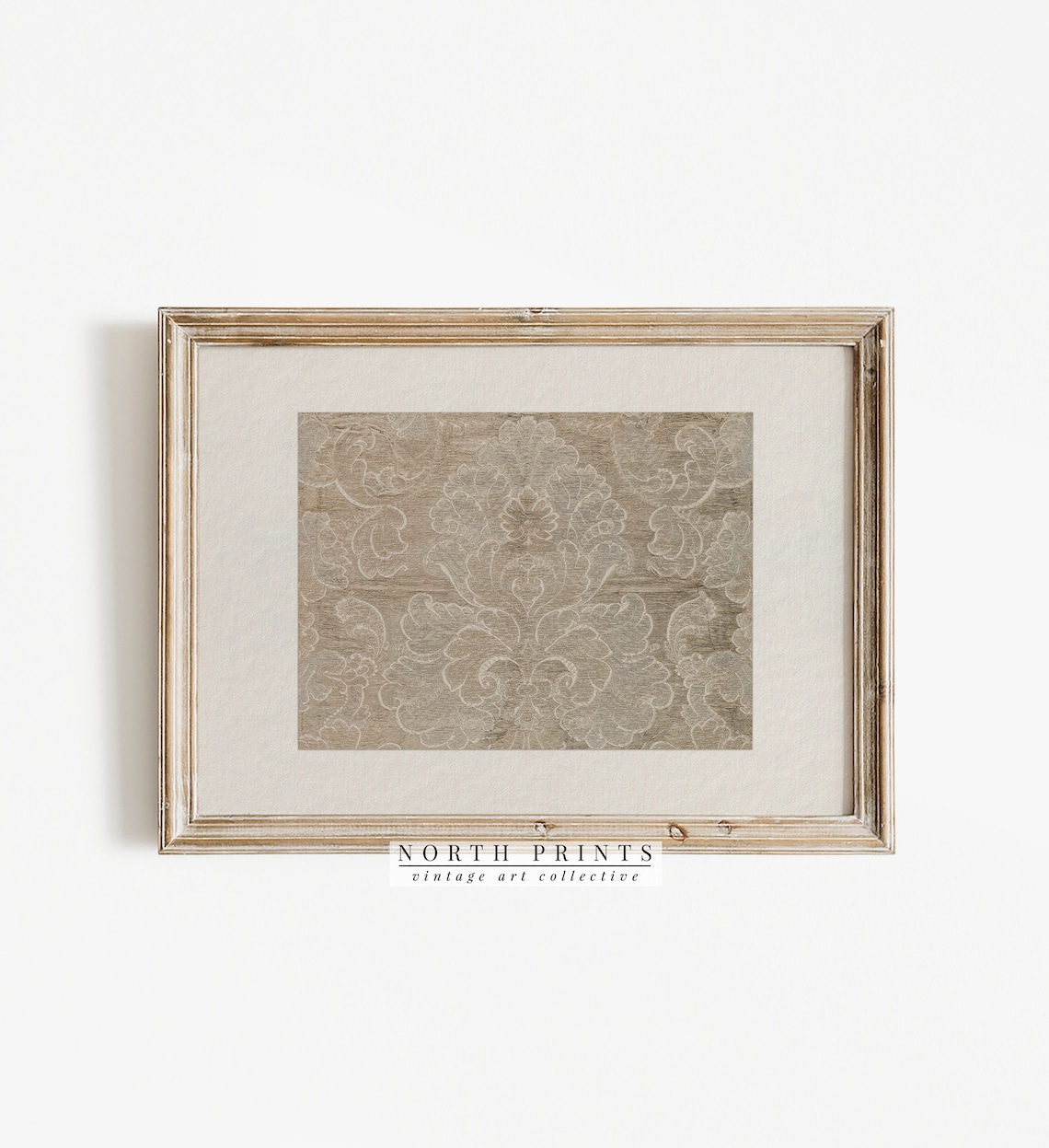Tapestry Art Print, Vintage Neutral Farmhouse - Image 2