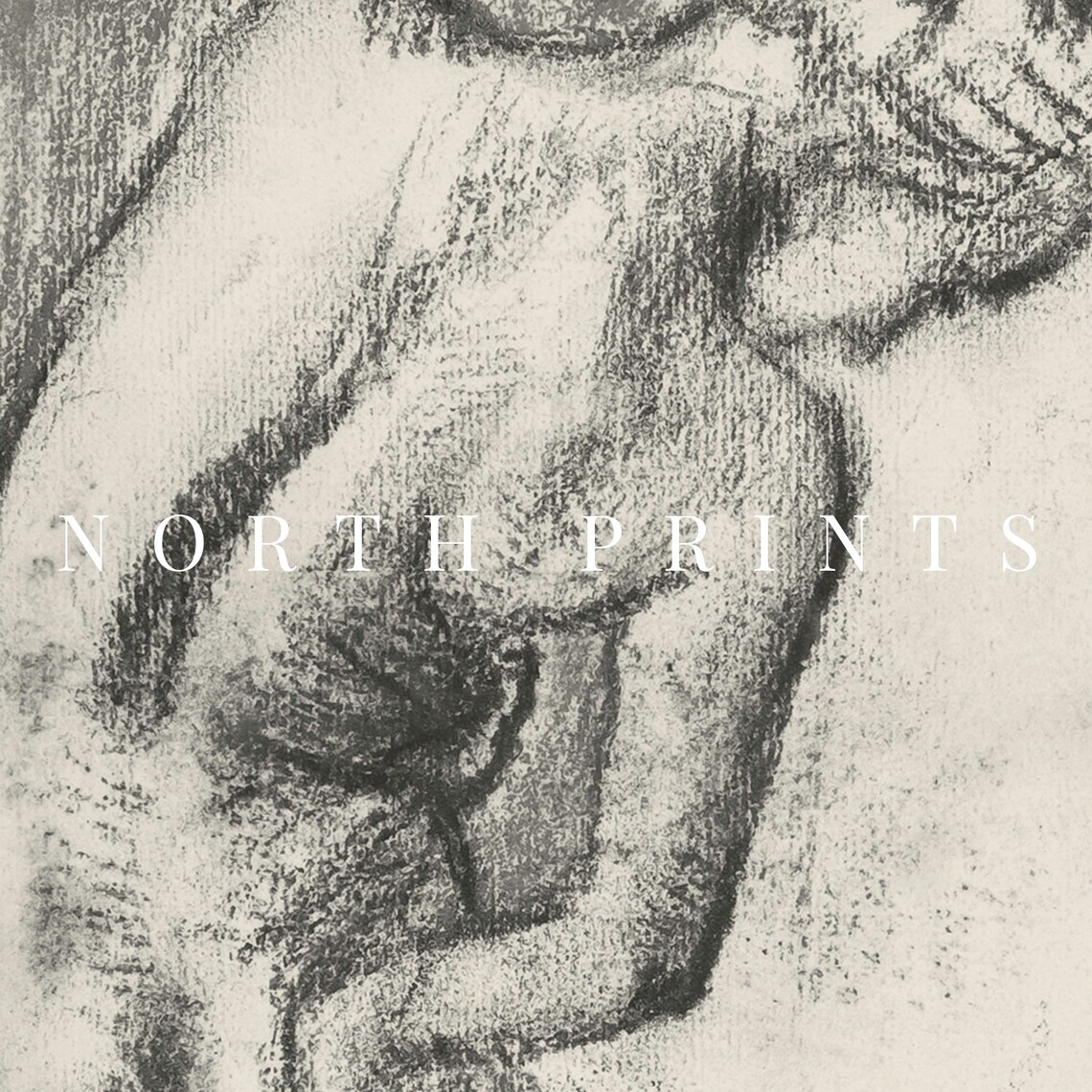 Antique Nude Drawing, Vintage Sketch Bathroom Decor - Image 2