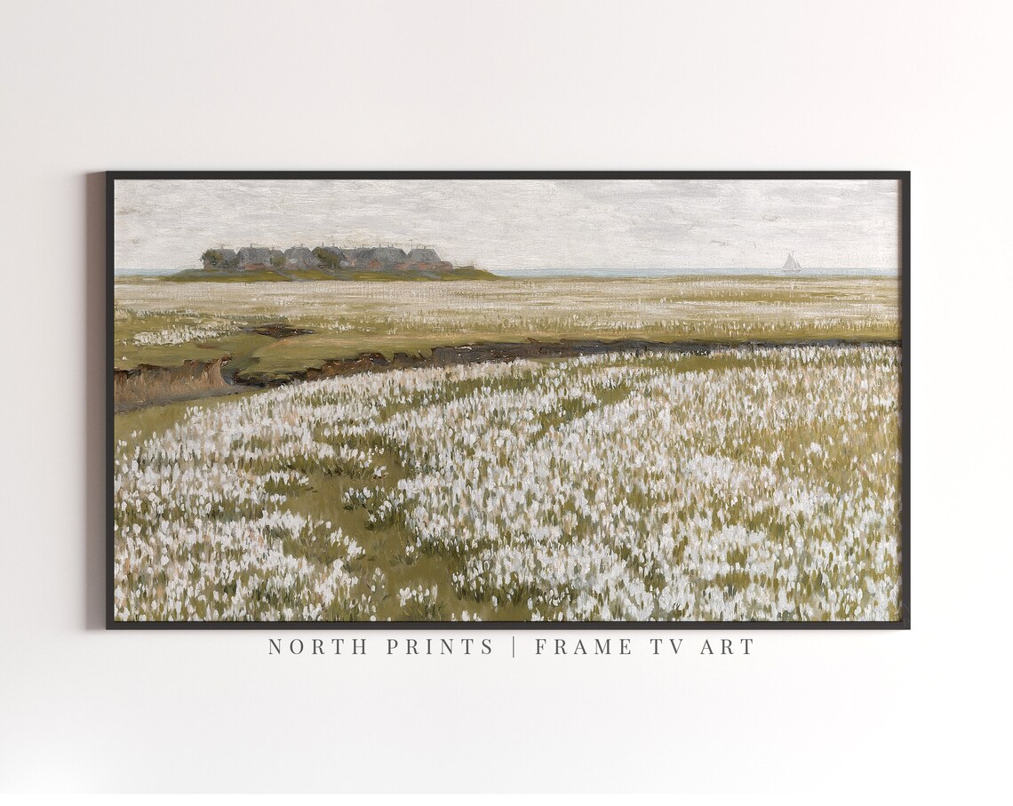 Spring Landscape Art Print, Country Farmhouse Decor - Image 2