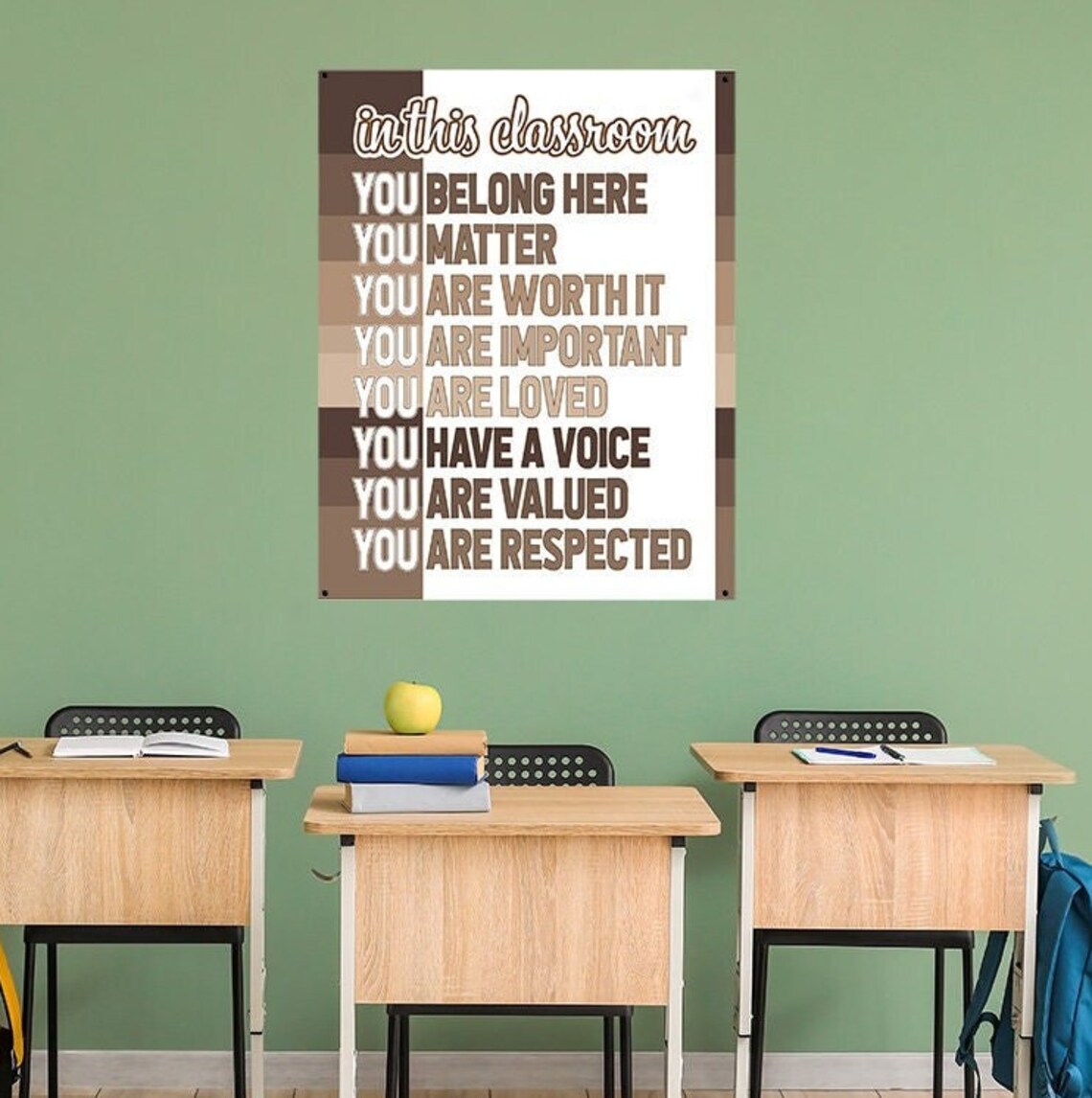 Diversity Inclusion Rainbow Classroom, Teacher Gift - Image 2