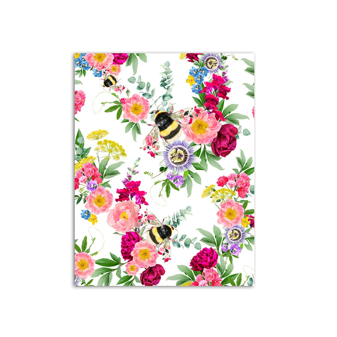 Mixed Bee Home Decor, Wallpaper Sample