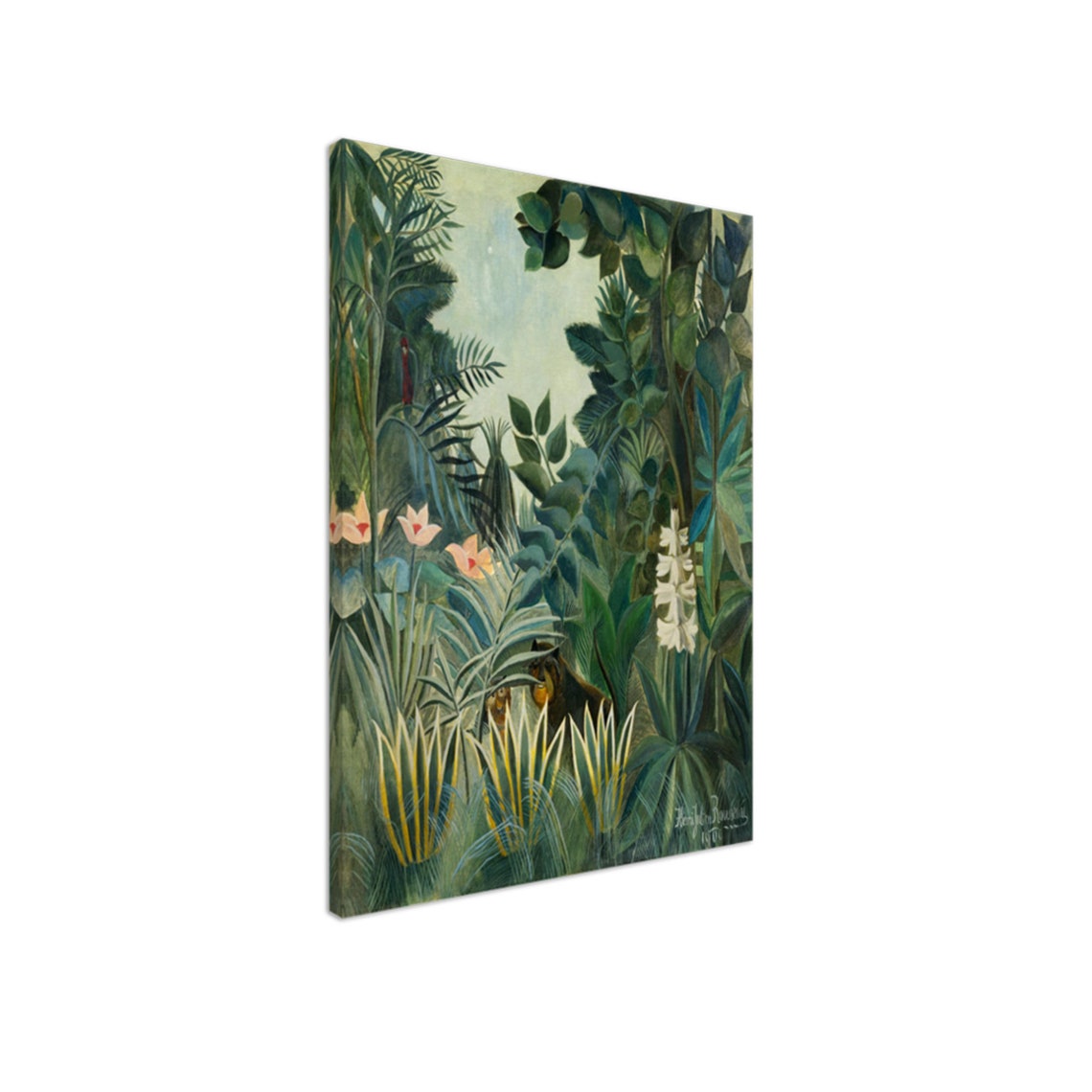 Henri Rousseau The Equatorial Jungle 1909 Tropical Forest Scene Poster - Image 3