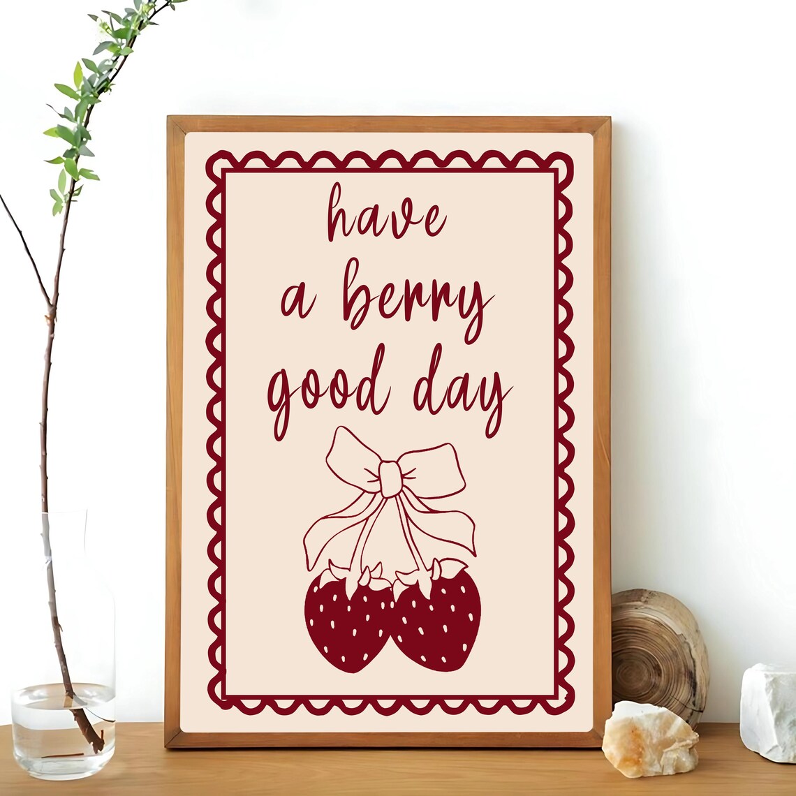 Have A Berry Good Day Poster, Daily Reminder - Image 3