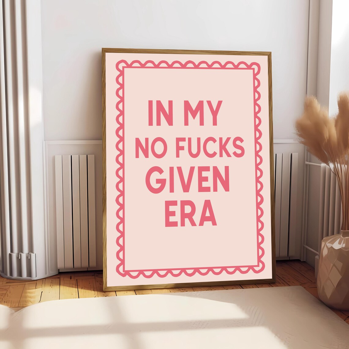 In My No Fucks Given Era, Funny Quote Art Print - Image 2