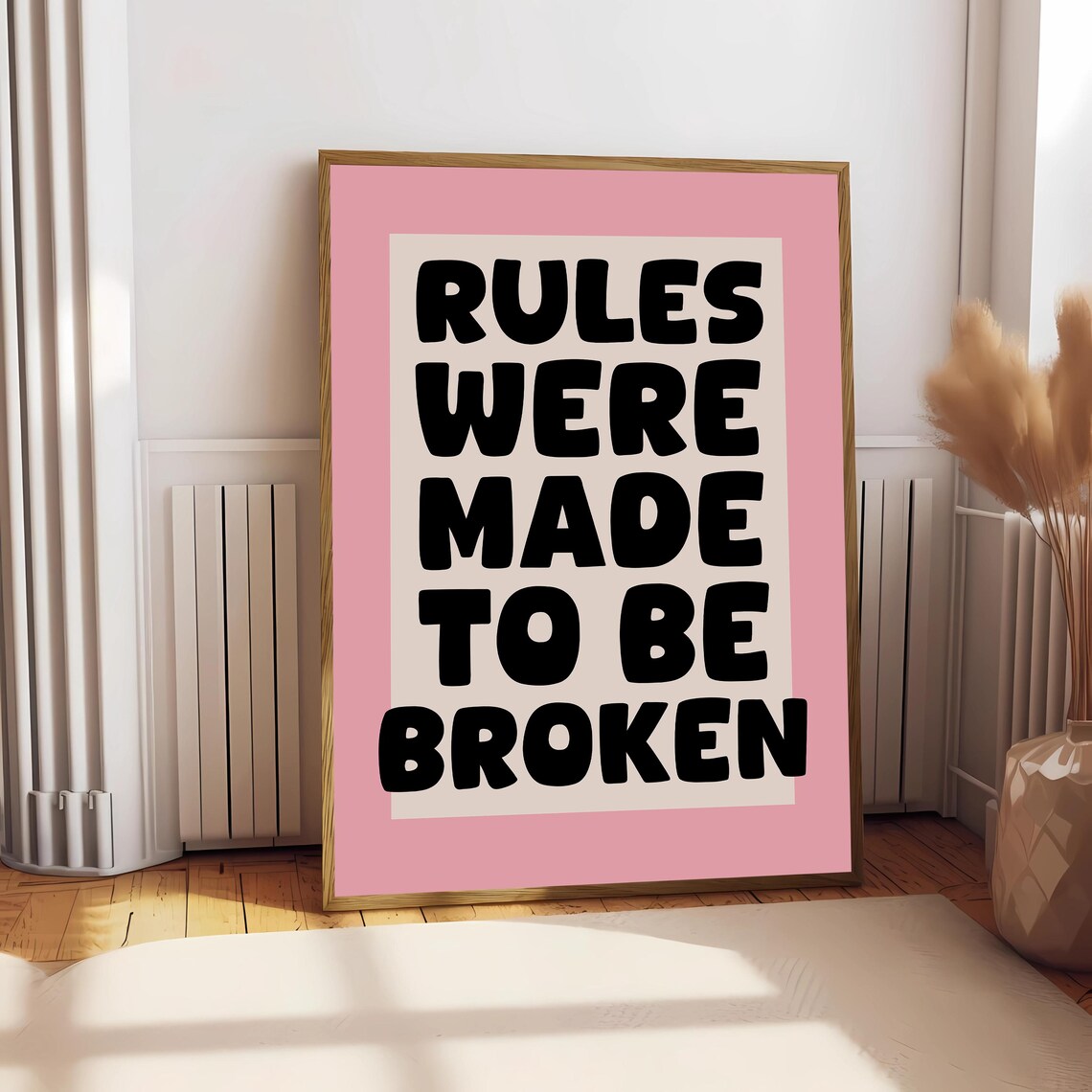 Rules Were Made To Be Broken Funny Typography - Image 2