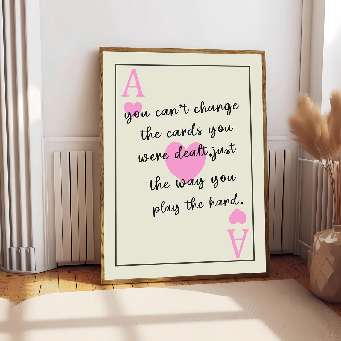 Preppy Playing Card, Vintage Typography Poster - Image 3