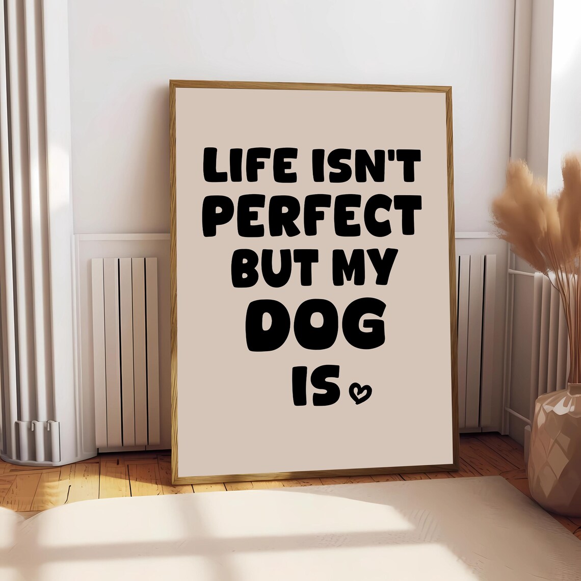 Dog Lover Art Print, Funny Apartment Decor - Image 2