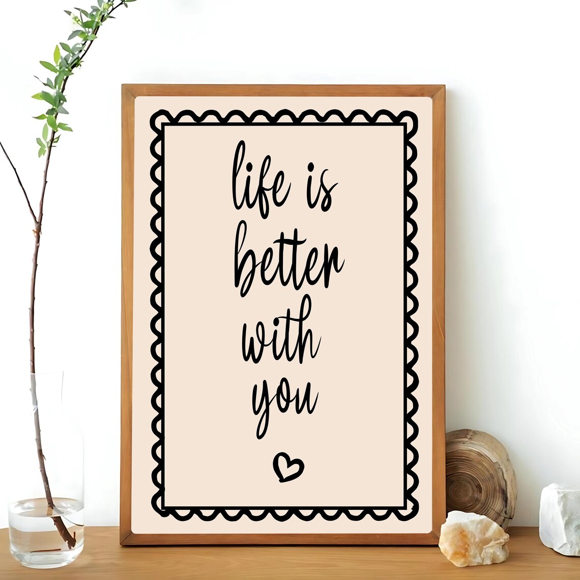 Life Is Better With You, Daily Reminders Affirmation Art - Image 3