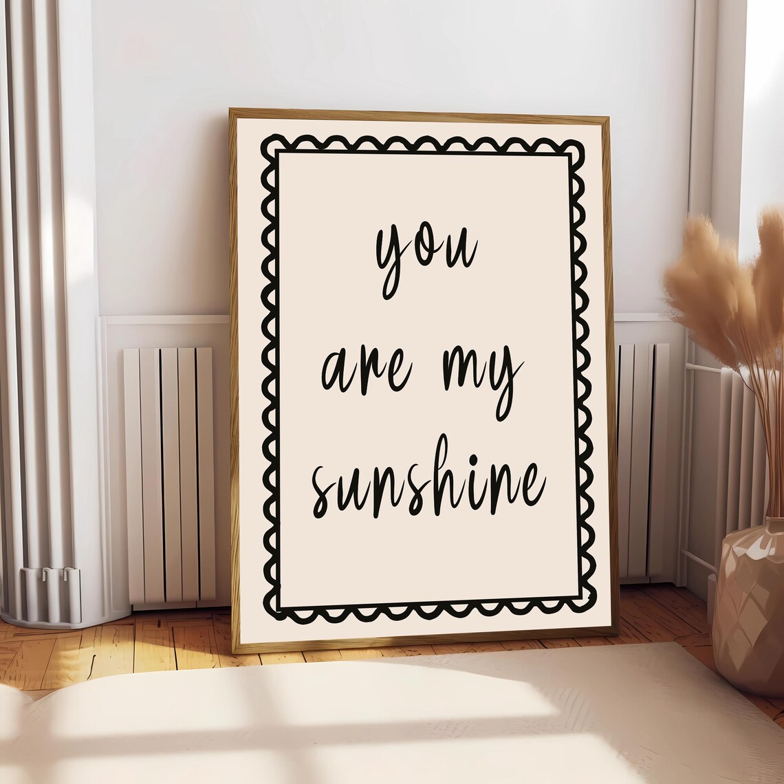 You Are My Sunshine, Hand Drawn Affirmation Poster - Image 2