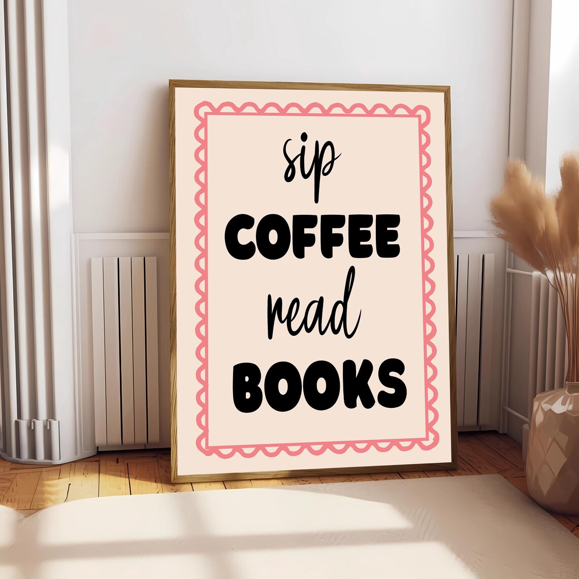 Sip Coffee Read Books, Retro Reader Gift - Image 2