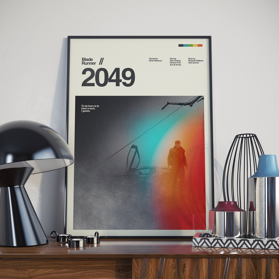 Blade Runner 2049 Inspired Retro Movie Poster