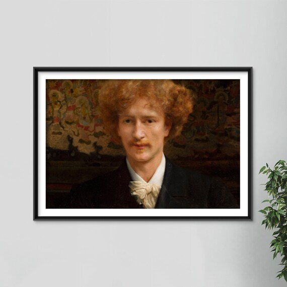 Alma Tadema Portrait Of Ignacy Jan Paderewski 1891 Classic Oil Painting Poster