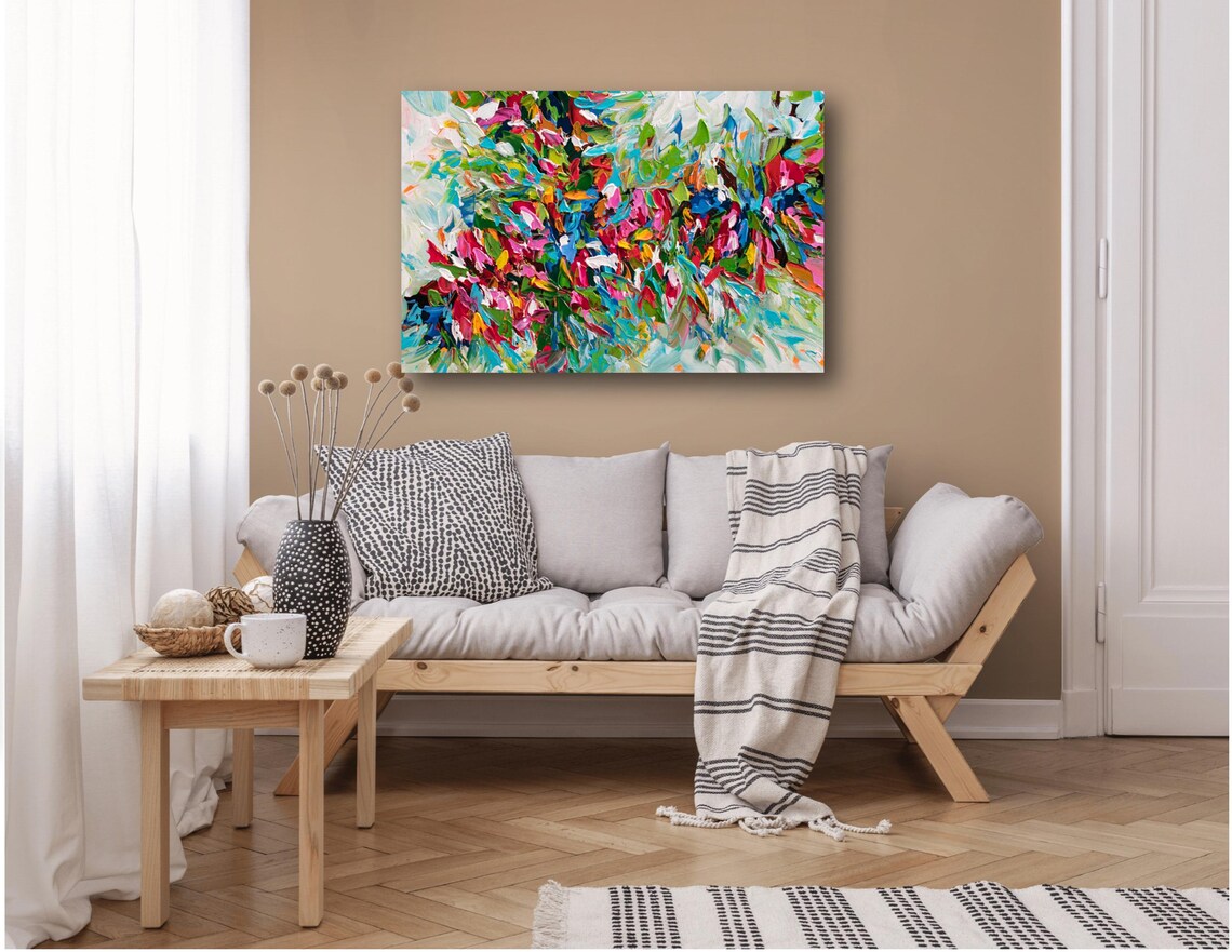 Colorful Abstract Print, Modern Wall Art - Image 3