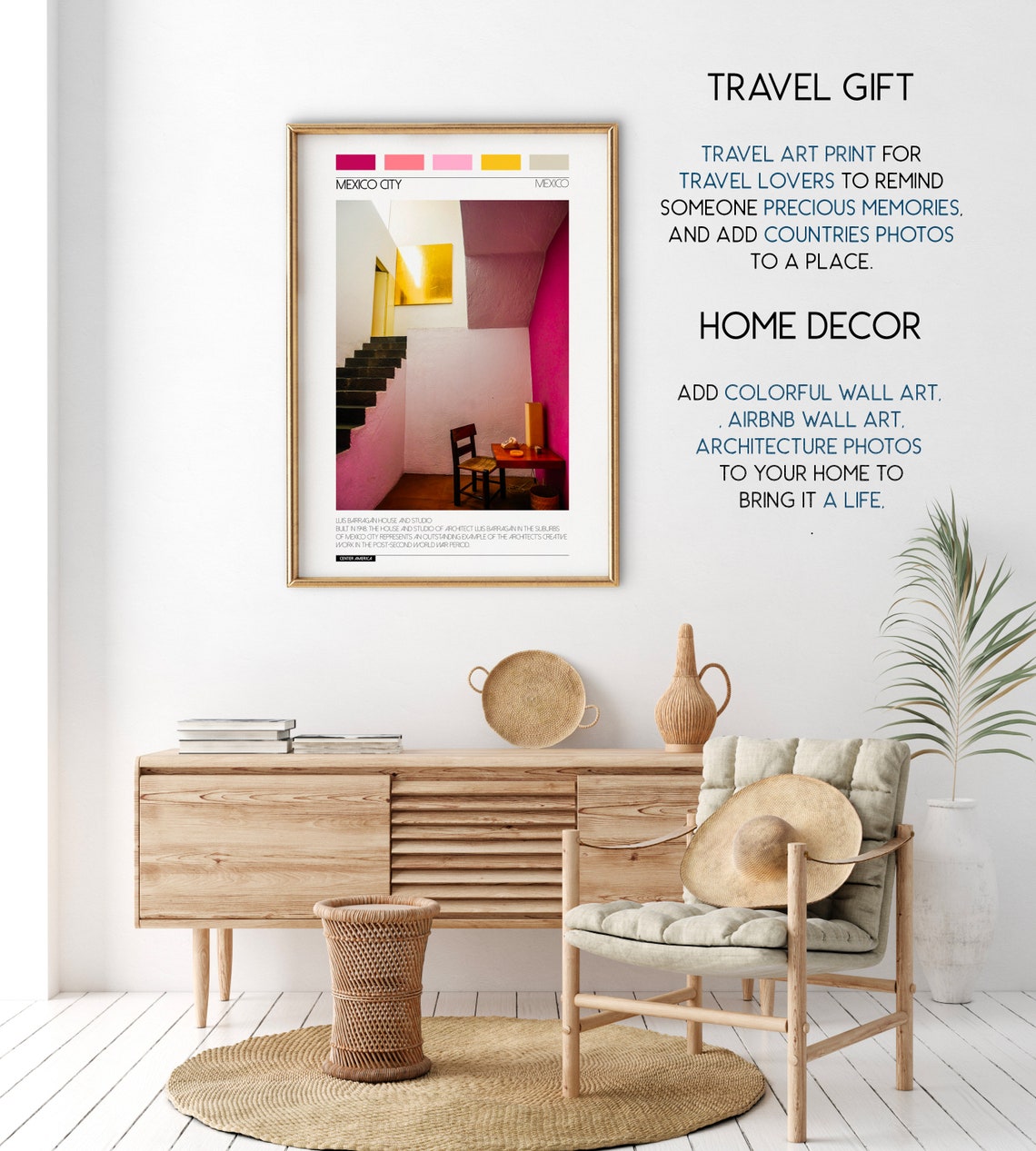 Mexico City Luis Barragan House Studio Interior Design Print - Image 2