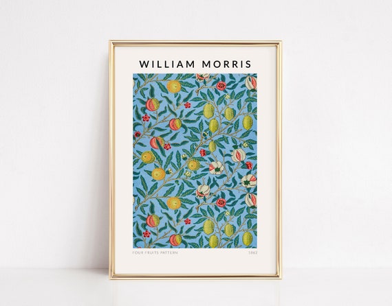 William Morris Four Fruits Pattern Vintage Art Print