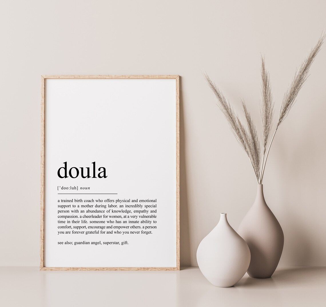 Doula Definition Print, Thank You Wall Art - Image 2