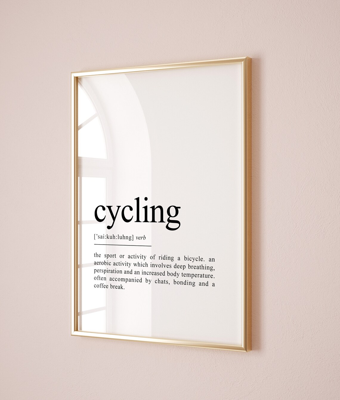 Cycling Definition Poster, Cycling Gifts Art Print - Image 2