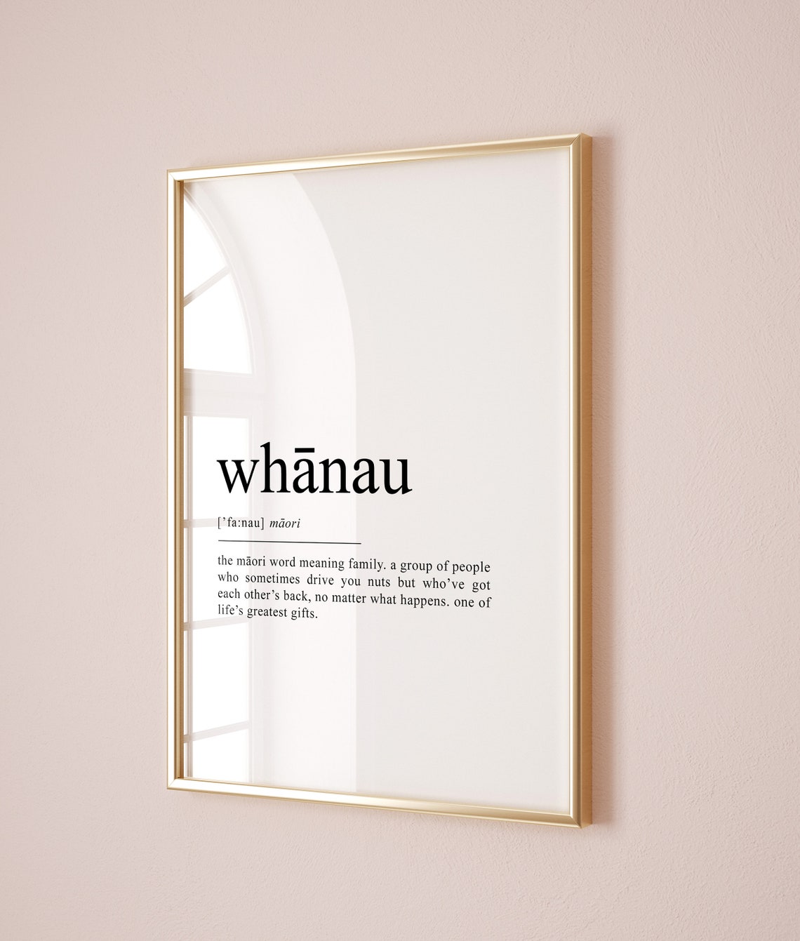 Maori Print Whanau Definition Print Whanau Poster New Zealand Family Gift Wedding Gifts Maori Wall Decor Art - Image 2