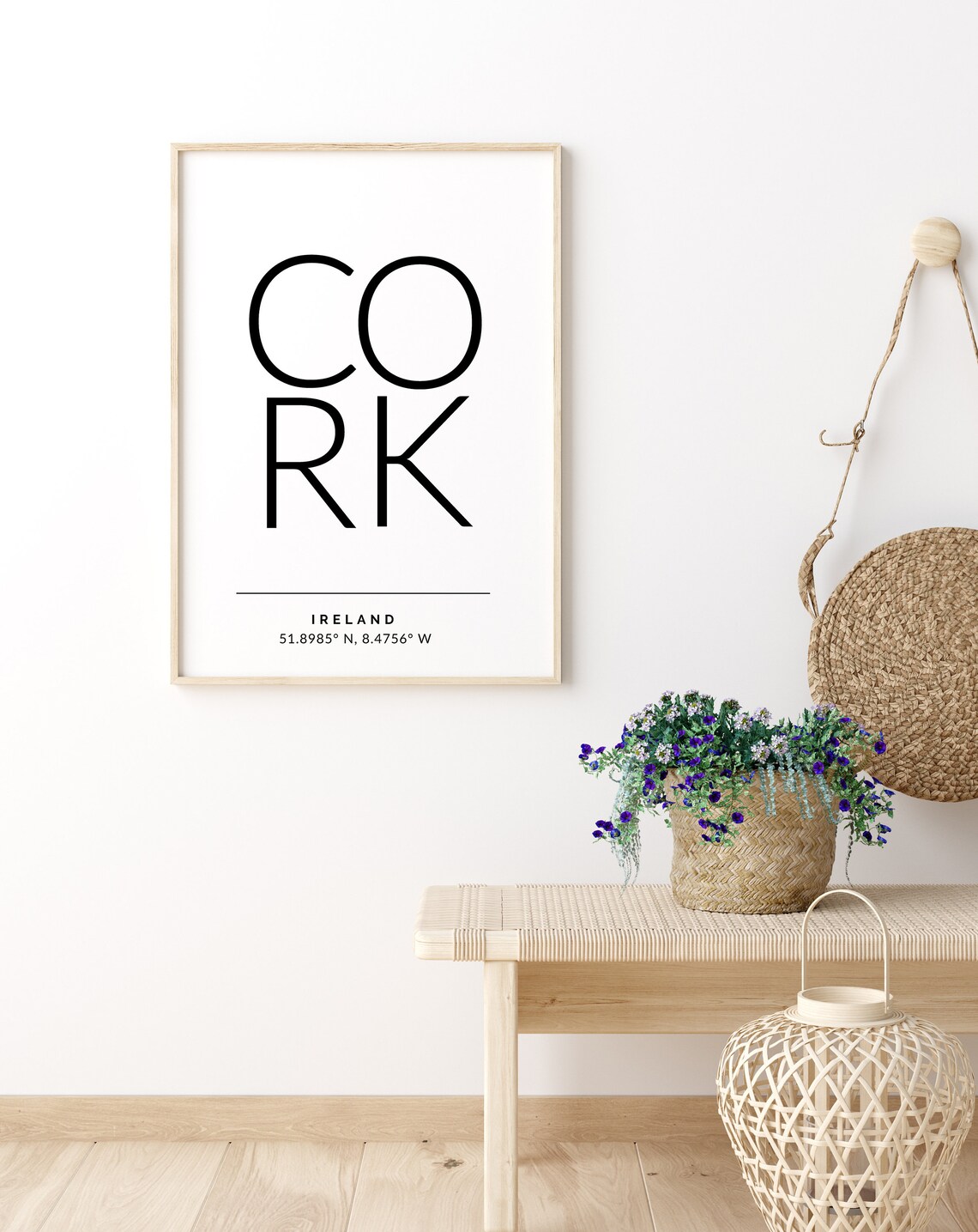 Cork Irish Wall Decor, Ireland Travel Poster - Image 2