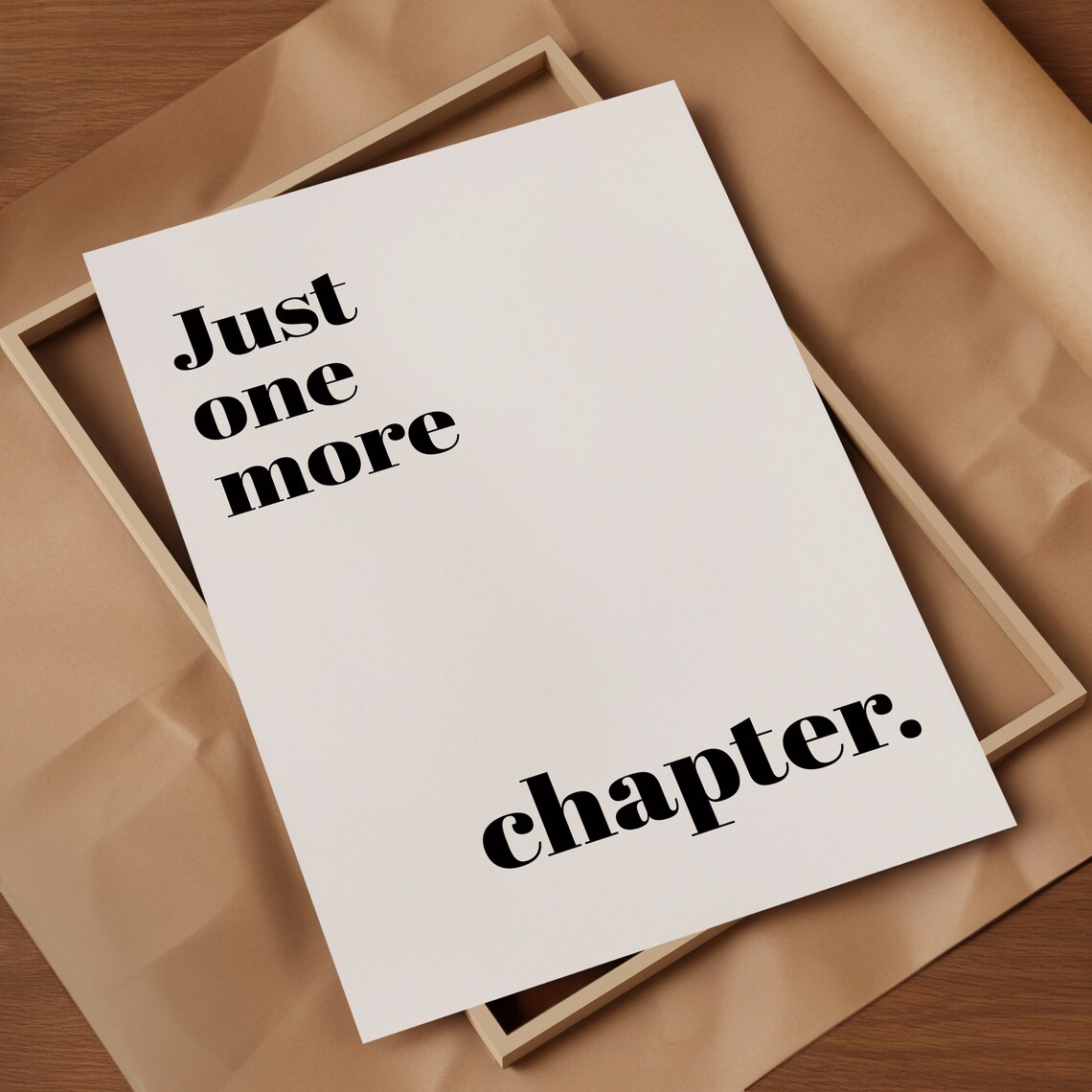 Just One More Chapter Poster, Dance Studio Print - Image 2