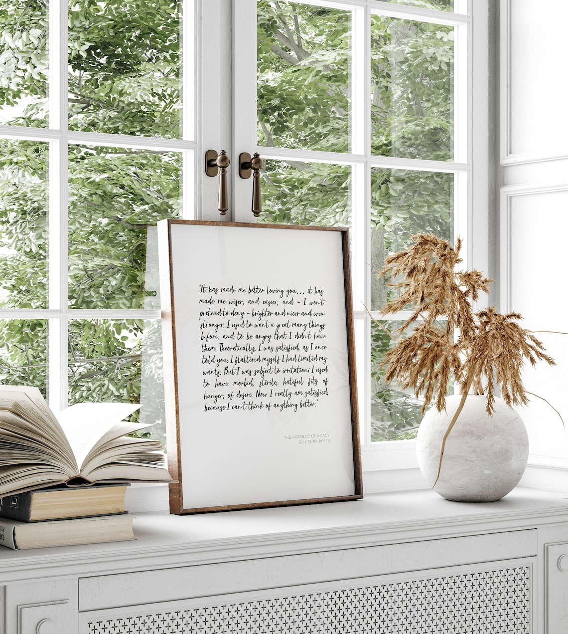 Portrait Of A Lady Henry James Romantic Love Quote Art Poster - Image 2