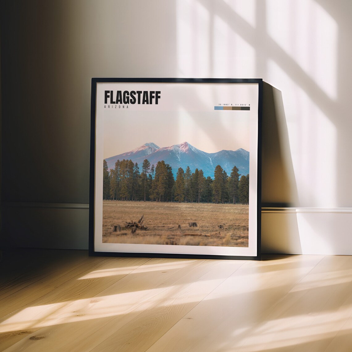 Flagstaff Arizona Travel Poster, Wall Art Print - Image 3