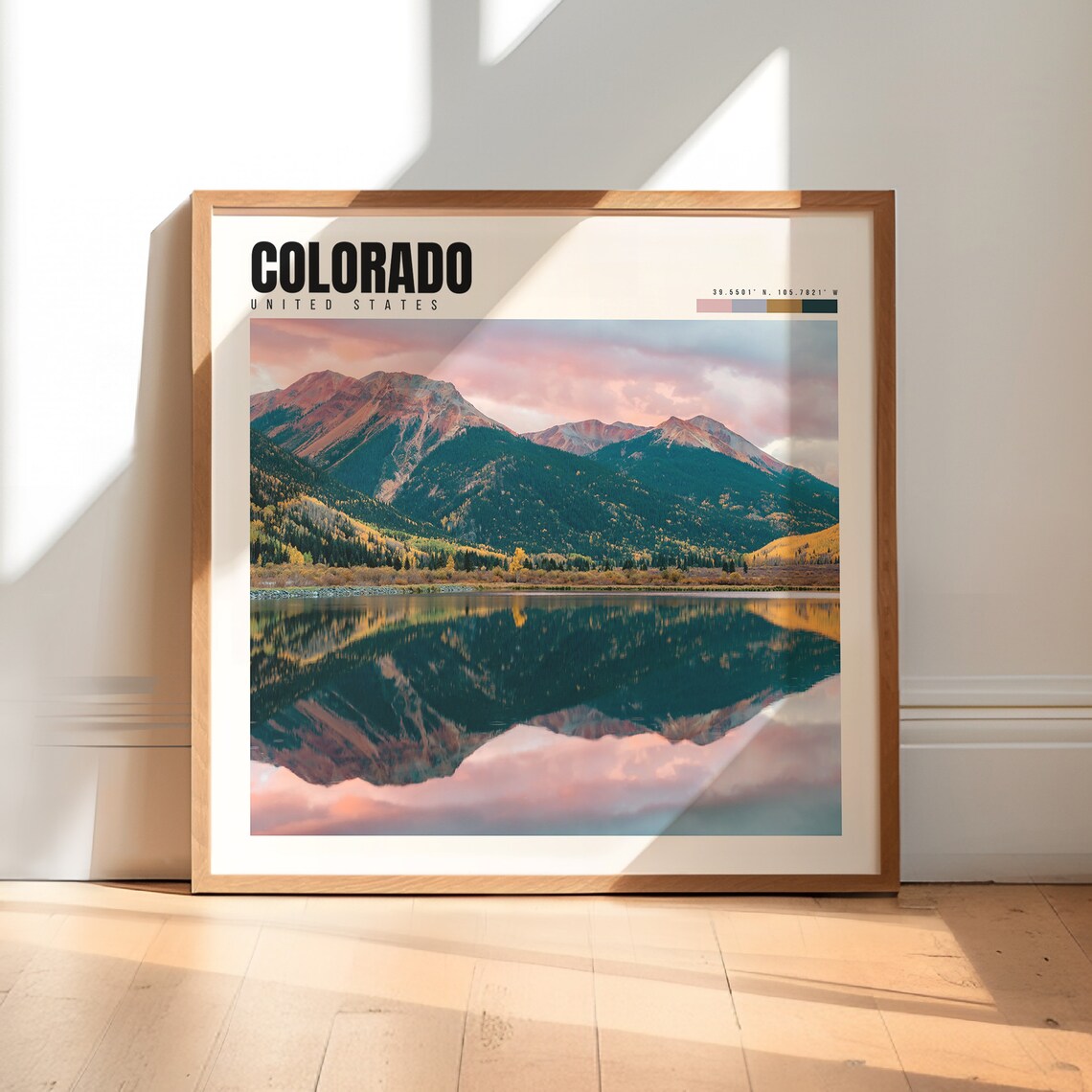 Colorado Photography Travel Poster Print, Home Decor