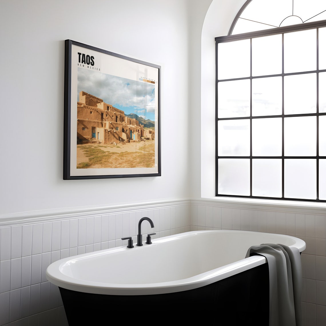 Taos Print Taos New Mexico Wall Art Taos Photography Taos Poster Taos Artwork Taos Decor Taos Nm Gift P 166 - Image 2