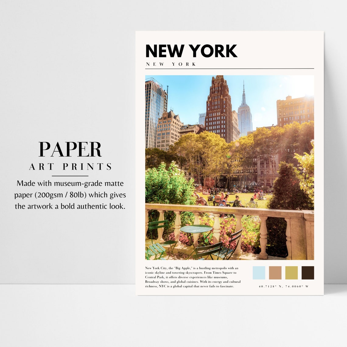 New York City Print Manhattan City Wall Art Nyc Home Decor New York Poster New York Photo New York City Artwork P 051 - Image 3