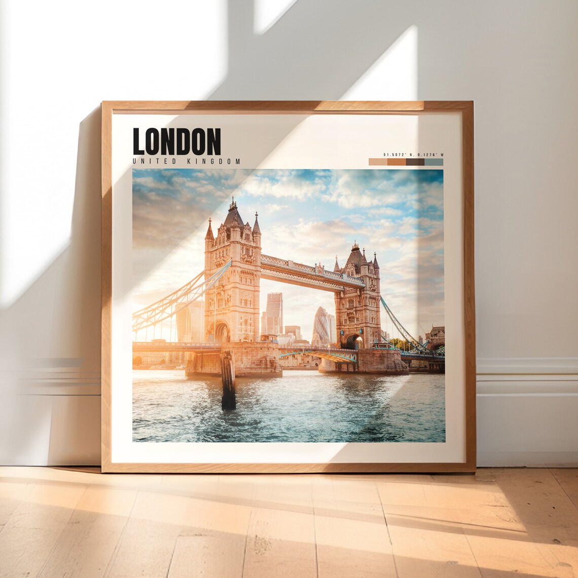 London Travel Poster, United Kingdom Wall Art