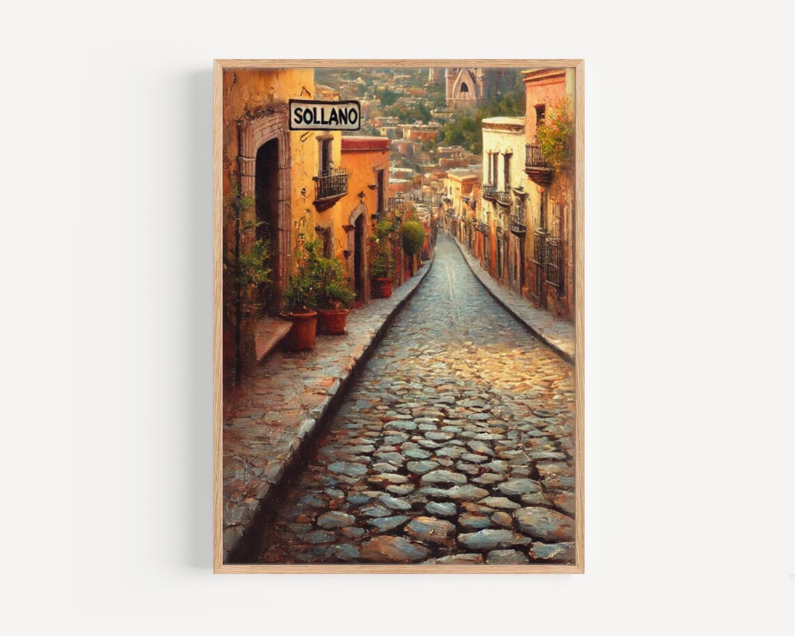 Calle Sollano, San Miguel De Allende Travel Poster