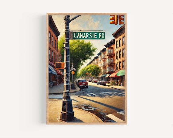 Canarsie Road Brooklyn Print Cityscape Wall Art