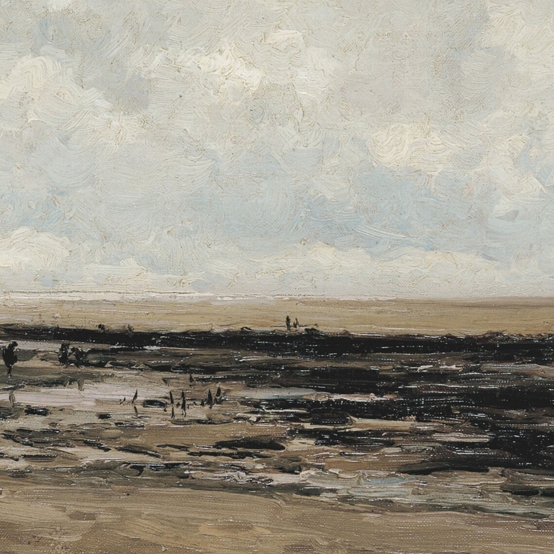 Vintage Seascape Oil Painting, Coastal Art Print - Image 2