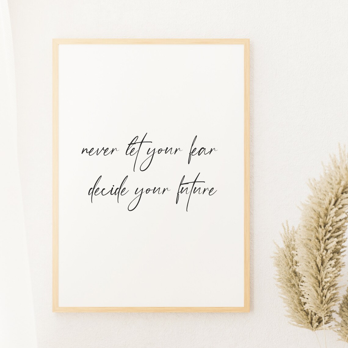 Inspirational Typography Quote Print, Office Wall Art