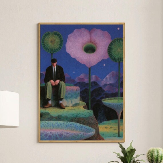 Green Dream No6 Unique Canvas Art Print