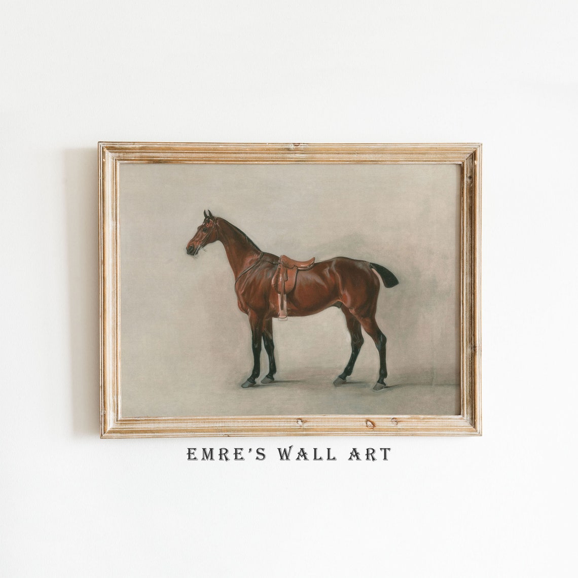 Horse Vintage Farmhouse Art Print - Image 2