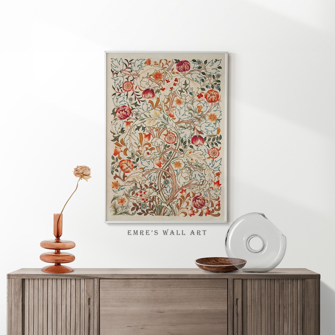 Antique Tapestry Vintage Botanical Art Print - Image 4