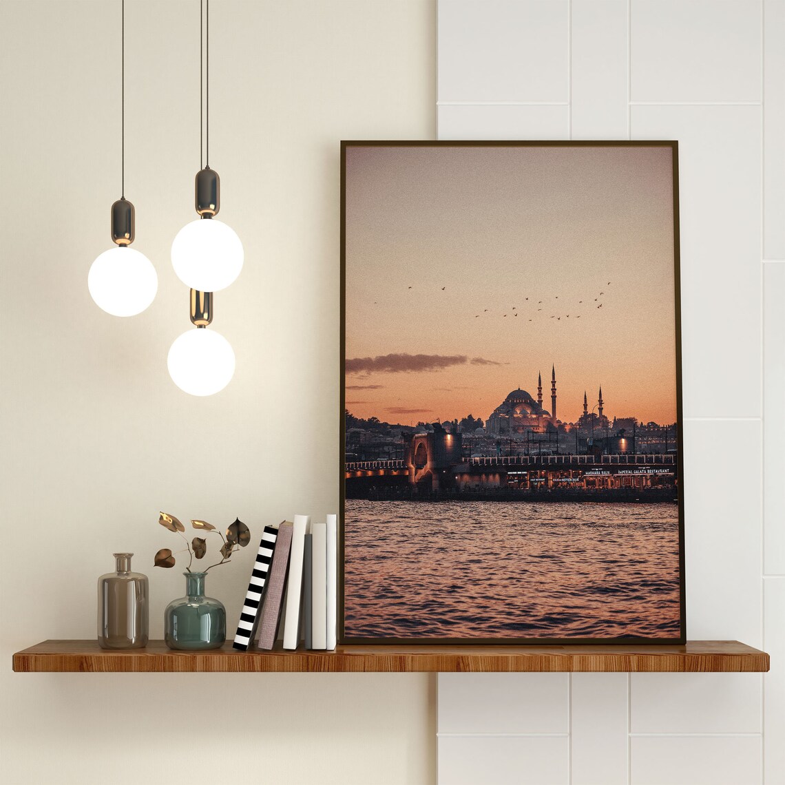 Istanbul City Landscape Art Print, Modern Cityscape - Image 2