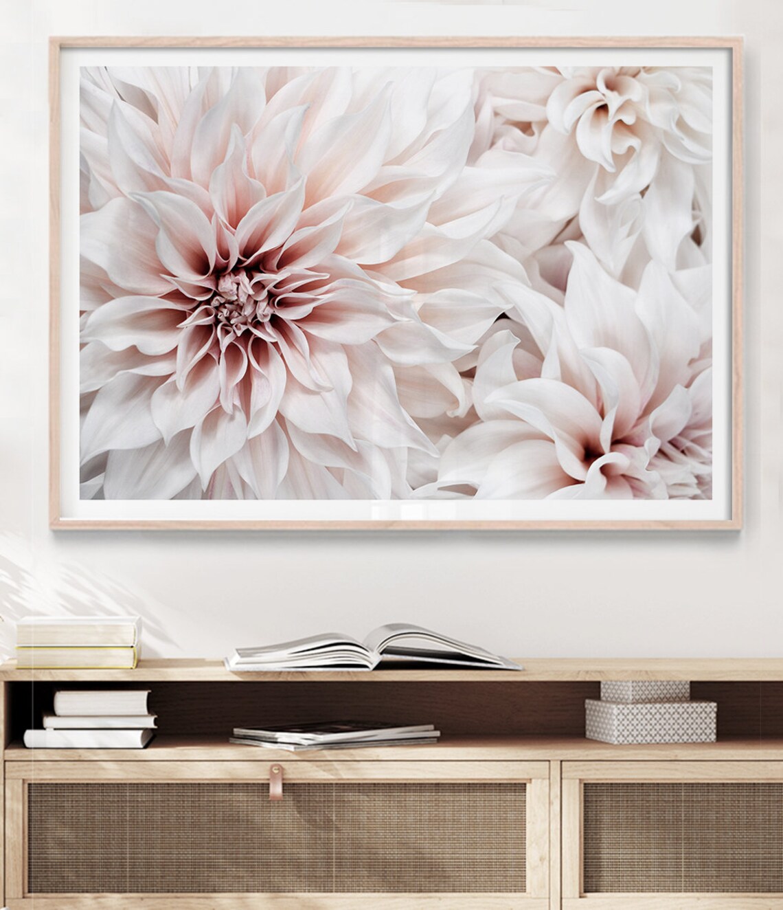 Dahlia Flower Print Floral Wall Art Flower Photography Art Modern Floral Poster Artwork Flower Photo Print Bedroom Artwork - Image 3