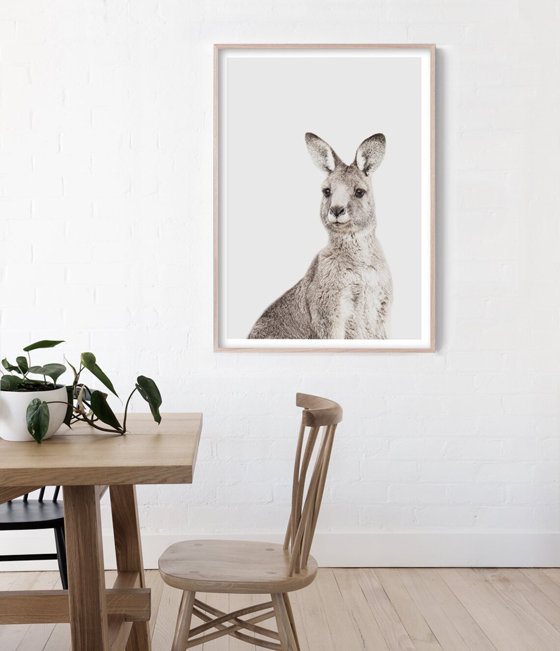 Kangaroo Print, Australiana Animal Wall Art - Image 3