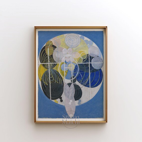 Hilma Af Klint Abstract Figure Geometric Wall Art Modern Poster Bauhaus Print Minimalist Art Art
