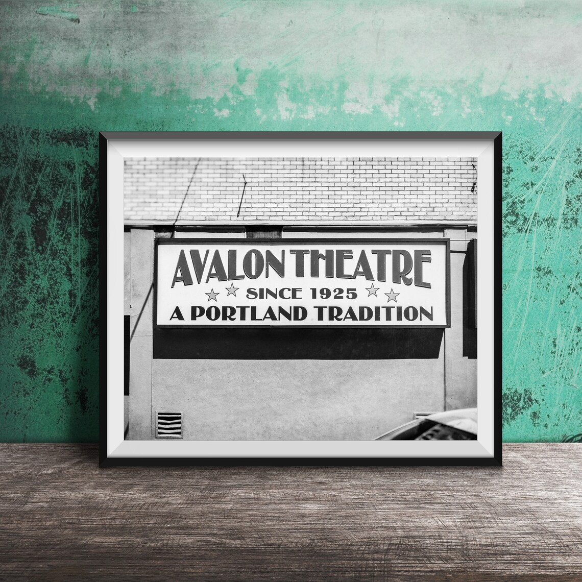 Avalon Theatre Since 1925 Portland Marquee Sign Photography Poster - Image 2