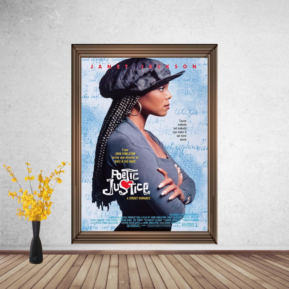 Poetic Justice Janet Jackson Street Romance Classic Movie Poster