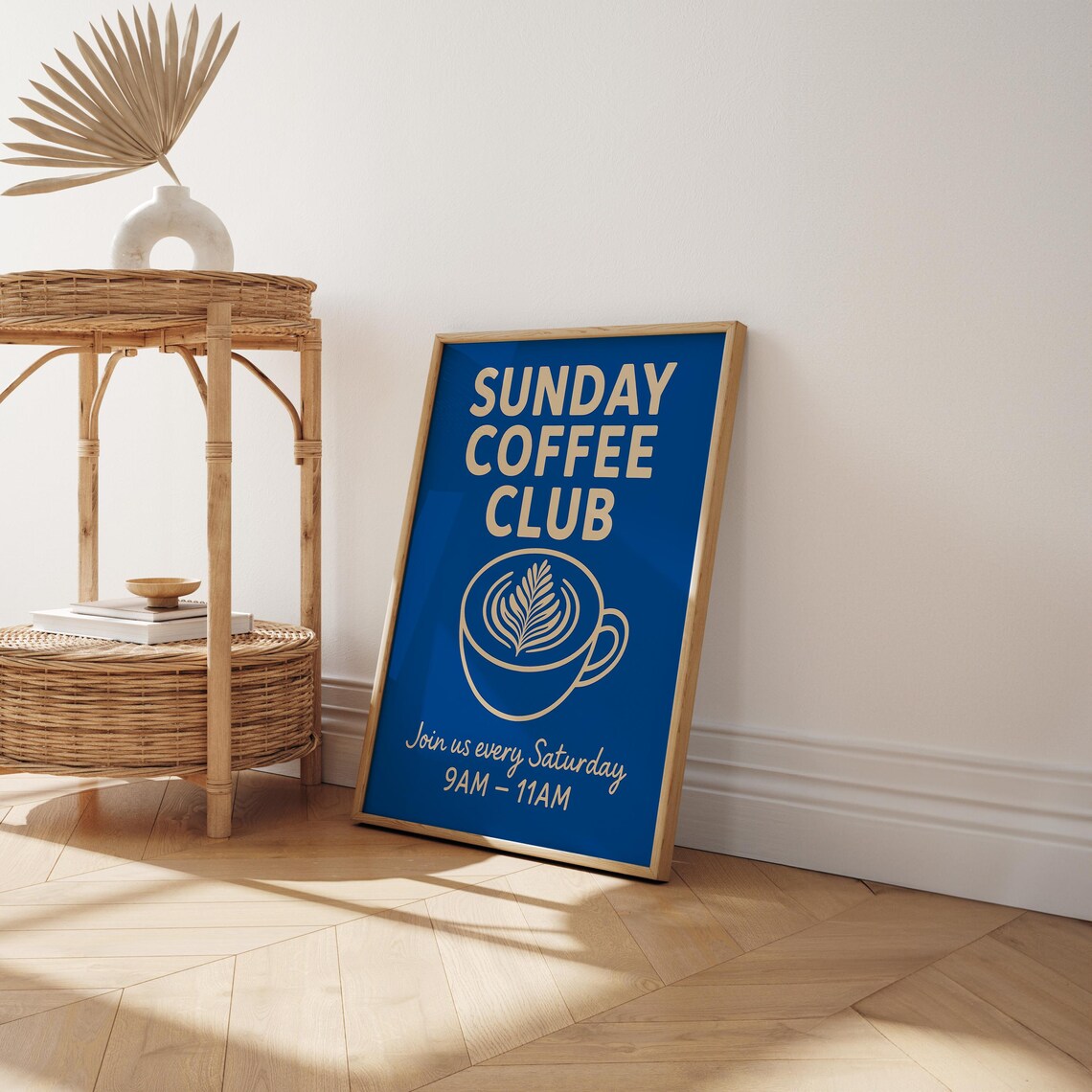 Sunday Coffee Club, Minimalist Coffee Poster - Image 2
